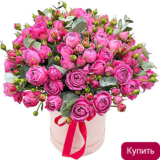 Цветы в коробке Дикая роза