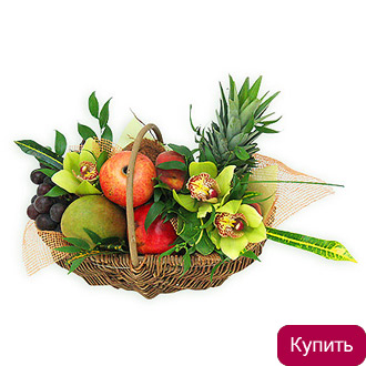 Подарочная фруктовая корзина